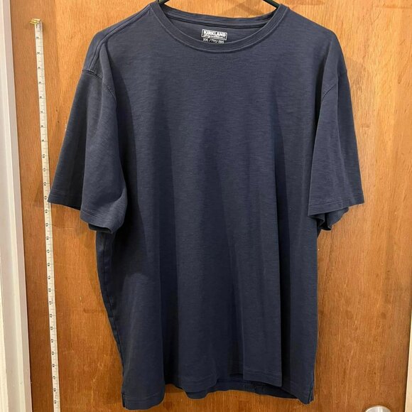 🐻Size XXL - Kirkland - Men's Blue Short Sleeve T-Shirt - Picture 1 of 5